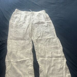 Athleta Women’s XL White Linen Pants